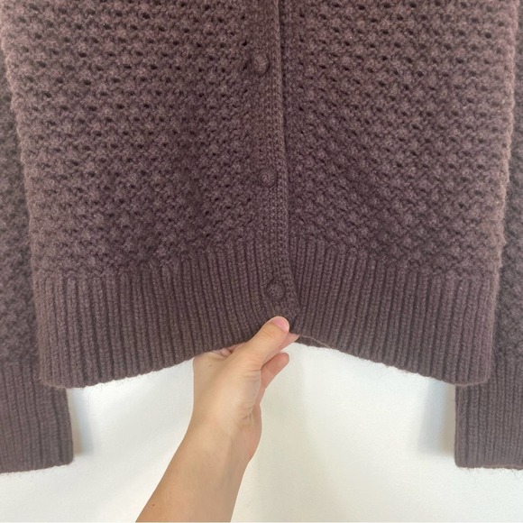 L.L. Bean Women's Brown Cardigan Sweater - Picture 5 of 8